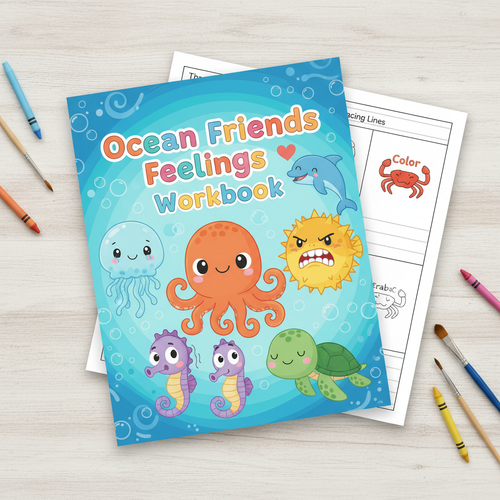 Ocean Friends Feelings Workbook